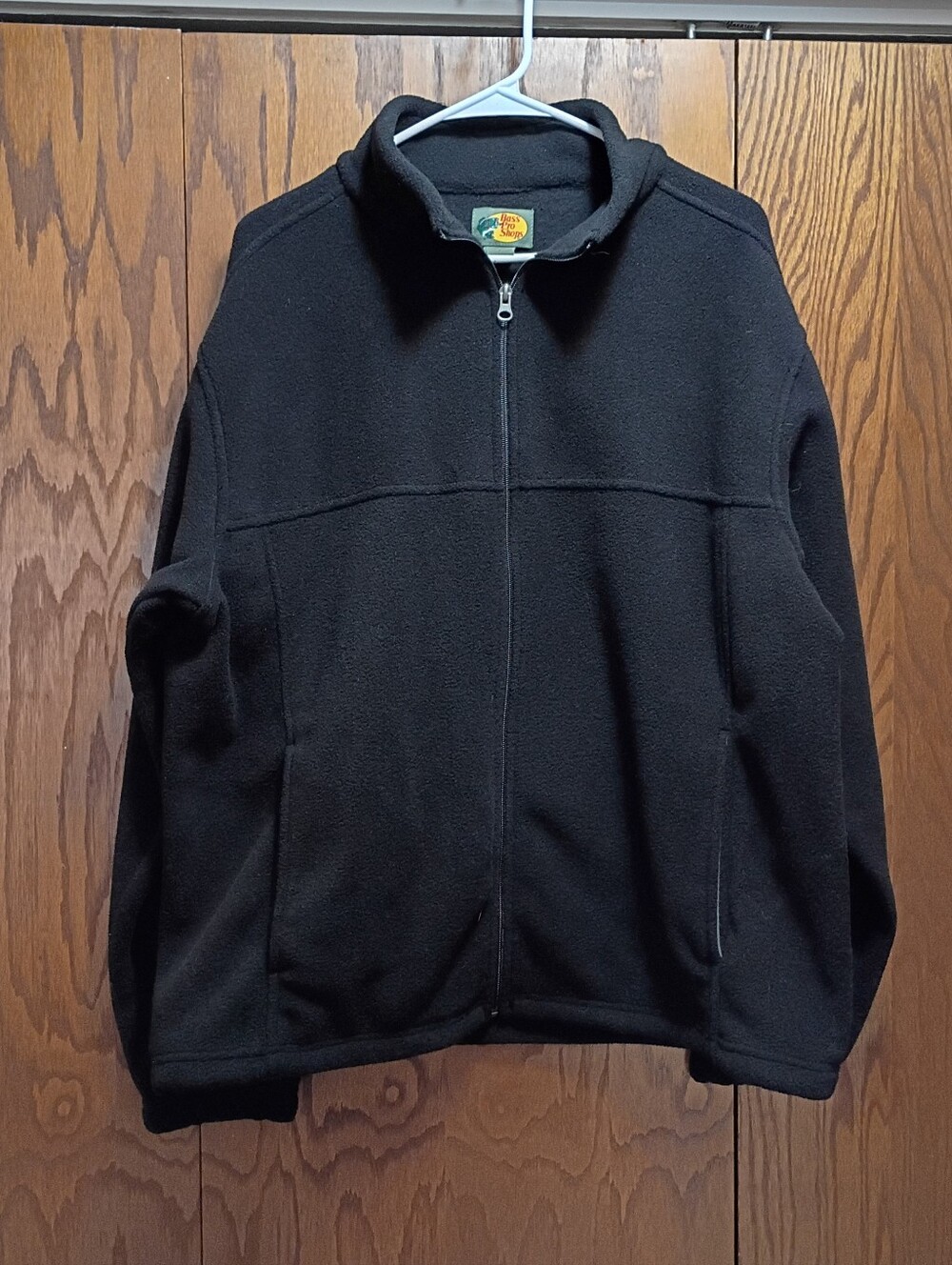 Bass Pro Shops Black Full-Zip Fleece Jacket
